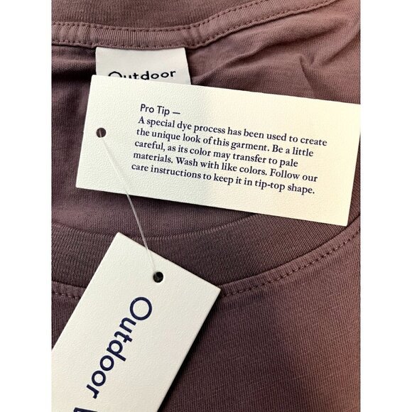 Outdoor Voices NWT Everyday Shortsleeve Plum Size 3XL - Picture 4 of 7